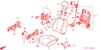 VOOR ZITTING(R.) voor Honda JAZZ 1.4SE 5 deuren 5-versnellings handgeschakelde versnellingsbak 2002