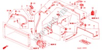 AIRCONDITIONER (SLANGEN/PIJPEN)(RH) voor Honda JAZZ 1.2 S 5 deuren 5-versnellings handgeschakelde versnellingsbak 2005