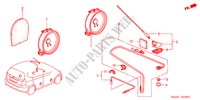 ANTENNE/LUIDSPREKER(RH) voor Honda JAZZ 1.4 SE       SPORT 5 deuren 5-versnellings handgeschakelde versnellingsbak 2004