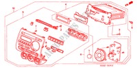 AUTOMATISCHE RADIO(VISTEON) (3) voor Honda JAZZ 1.4 SE 5 deuren 5-versnellings handgeschakelde versnellingsbak 2005