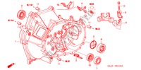 KOPPELINGKAST voor Honda JAZZ 1.4 ES 5 deuren 5-versnellings handgeschakelde versnellingsbak 2005