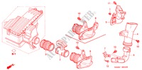 LUCHTINLAATBHUIS('04) voor Honda JAZZ 1.4 S 5 deuren 5-versnellings handgeschakelde versnellingsbak 2004