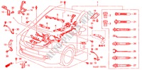 MOTOR BEDRADINGSBUNDEL(RH) voor Honda JAZZ 1.4 SE 5 deuren 5-versnellings handgeschakelde versnellingsbak 2004
