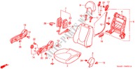 VOOR ZITTING(R.) voor Honda JAZZ 1.4 ES 5 deuren 5-versnellings handgeschakelde versnellingsbak 2005