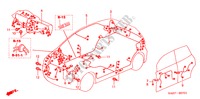 BEDRADINGSBUNDEL(RH) voor Honda JAZZ 1.4 SE 5 deuren 5-versnellings handgeschakelde versnellingsbak 2006
