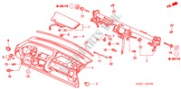 INSTRUMENTEN PANEEL(LH) voor Honda JAZZ S4ES 5 deuren CVT versnellingsbak 2006