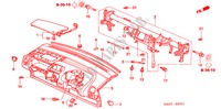 INSTRUMENTEN PANEEL(RH) voor Honda JAZZ S4SES 5 deuren 5-versnellings handgeschakelde versnellingsbak 2007