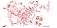 KOPPELINGKAST voor Honda JAZZ 1.4 LS 5 deuren 5-versnellings handgeschakelde versnellingsbak 2007