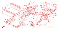 ZIJDE VOERING/ ACHTERKLEP VOERING voor Honda JAZZ S4ES 5 deuren CVT versnellingsbak 2006