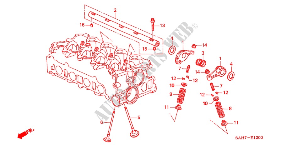 KLEP/ZWAAI ARM voor Honda JAZZ 1.2 S 5 deuren 5-versnellings handgeschakelde versnellingsbak 2007