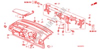 INSTRUMENTEN PANEEL(RH) voor Honda JAZZ S4SES 5 deuren CVT versnellingsbak 2008