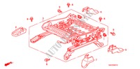 V. ZITTING COMPONENTEN (L.) (HANDBEDIENENDE HOOGTE) voor Honda JAZZ S4ES 5 deuren 5-versnellings handgeschakelde versnellingsbak 2008