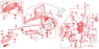 VOOR PORTIER SLOTEN/ BUITEN HENDEL(2) voor Honda JAZZ 1.2 E 5 deuren 5-versnellings handgeschakelde versnellingsbak 2008