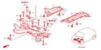 VOOR SUB FRAME voor Honda JAZZ 1.2 S 5 deuren 5-versnellings handgeschakelde versnellingsbak 2008