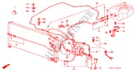 AIRCONDITIONER (SLANGEN/PIJPEN) voor Honda PRELUDE STD 2 deuren 4-traps automatische versnellingsbak 1983