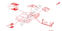 INTERIEUR VERLICHTING voor Honda PRELUDE EX 2 deuren 4-traps automatische versnellingsbak 1984