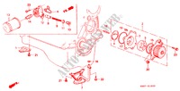 OLIEPOMP/OLIEFILTER voor Honda PRELUDE STD 2 deuren 5-versnellings handgeschakelde versnellingsbak 1983