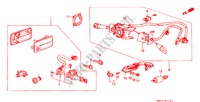 SCHAKELAAR(2) voor Honda PRELUDE STD 2 deuren 4-traps automatische versnellingsbak 1983