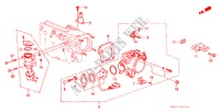 GAS HUIS(1600) (2) voor Honda CIVIC CRX 1.6I-16 3 deuren 5-versnellings handgeschakelde versnellingsbak 1986