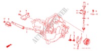 KOPPELING TERUGKEER/ SNELHEIDSMETER VERSNELLIN(1600) voor Honda CIVIC CRX 1.6I-16 3 deuren 5-versnellings handgeschakelde versnellingsbak 1987
