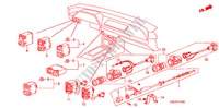 SCHAKELAAR(1) voor Honda CIVIC CRX 1.6I-16 3 deuren 5-versnellings handgeschakelde versnellingsbak 1986