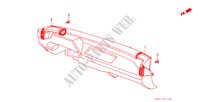 VERWARMING KANAAL voor Honda CIVIC CRX 1.6I-16 3 deuren 5-versnellings handgeschakelde versnellingsbak 1987