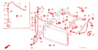 RADIATOR SLANG/ RESERVETANK voor Honda CIVIC GL 3 deuren 4-traps automatische versnellingsbak 1986