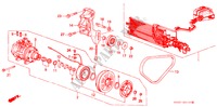 AIRCONDITIONER (COMPRESSOR)(ND) voor Honda INTEGRA SX 16 3 deuren 5-versnellings handgeschakelde versnellingsbak 1986