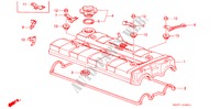 CILINDERKOP AFDEKKING (PGM FI) voor Honda INTEGRA EX16 5 deuren 5-versnellings handgeschakelde versnellingsbak 1988