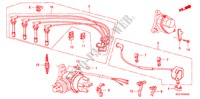 MOTOR ELEKTRISCH(3) (PGM FI) voor Honda INTEGRA SX 16 3 deuren 5-versnellings handgeschakelde versnellingsbak 1986