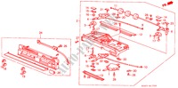 VERWARMING SCHAKELAAR voor Honda INTEGRA SX 16 3 deuren 5-versnellings handgeschakelde versnellingsbak 1988