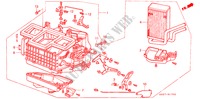 VERWARMINGSEENHEID voor Honda INTEGRA SX 16 3 deuren 4-traps automatische versnellingsbak 1987