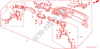 INSTRUMENTEN PANEEL(LH) voor Honda LEGEND V6 2.7I 4 deuren 5-versnellings handgeschakelde versnellingsbak 1990