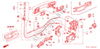 ACHTER PORTIER SLOTEN voor Honda ACCORD 3.0             V6 4 deuren 5-traps automatische versnellingsbak 2003