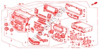 CENTER MODULE (AUTO AIRCONDITIONER) voor Honda ACCORD 2.4          VTI-E 4 deuren 5-versnellings handgeschakelde versnellingsbak 2005