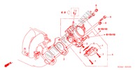 GAS HUIS(L4) ( '05) voor Honda ACCORD 2.4          VTI-L 4 deuren 5-versnellings handgeschakelde versnellingsbak 2004