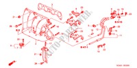 INLAAT SPRUITSTUK(L4) ( '05) voor Honda ACCORD 2.4          VTI-E 4 deuren 5-traps automatische versnellingsbak 2003