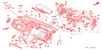 INSTRUMENTEN PANEEL voor Honda ACCORD 3.0          VTI-L 4 deuren 5-traps automatische versnellingsbak 2006