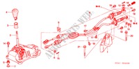 OVERSCHAKELHENDEL voor Honda ACCORD 2.4          VTI-L 4 deuren 5-versnellings handgeschakelde versnellingsbak 2006