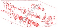 STARTMOTOR(DENSO) (L4) voor Honda ACCORD 2.4          VTI-L 4 deuren 5-versnellings handgeschakelde versnellingsbak 2004