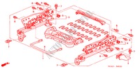 V. ZITTING COMPONENTEN (R.)(HANDMATIGE ZITTING) voor Honda ACCORD 3.0             V6 4 deuren 5-traps automatische versnellingsbak 2003