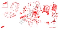 VOOR ZITTING(R.) voor Honda ACCORD 2.4          VTI-E 4 deuren 5-versnellings handgeschakelde versnellingsbak 2003