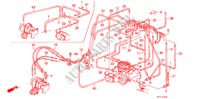 INSTALLATIEPIJP/SLANGEN <G,F,W(1.6)><S(2.0)> voor Honda ACCORD LX 1600 4 deuren 4-traps automatische versnellingsbak 1986