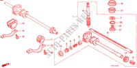 STUUR VERSNELLINGSBOX(LH) voor Honda ACCORD EX 3 deuren 4-traps automatische versnellingsbak 1986