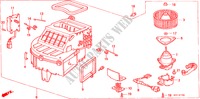 VERWARMING AANJAGER voor Honda ACCORD EX-2.0I 4 deuren 4-traps automatische versnellingsbak 1986