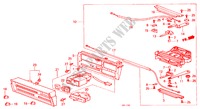 VERWARMING REGELAAR (HENDEL TYPE) voor Honda ACCORD LX 4 deuren 4-traps automatische versnellingsbak 1986