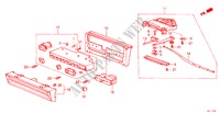 VERWARMING REGELAAR (TOETS TYPE) voor Honda ACCORD EX 4 deuren 4-traps automatische versnellingsbak 1986
