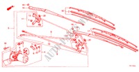 VOOR RUITESPROEIER (RH) voor Honda ACCORD EX 3 deuren 5-versnellings handgeschakelde versnellingsbak 1986