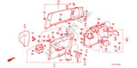 ZIJDE VOERING/ KWARTS VOERING(2DE) voor Honda ACCORD EX 3 deuren 5-versnellings handgeschakelde versnellingsbak 1986
