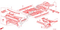 CHASSIS STRUKTUUR(2) voor Honda ACCORD LX 4 deuren 5-versnellings handgeschakelde versnellingsbak 1987